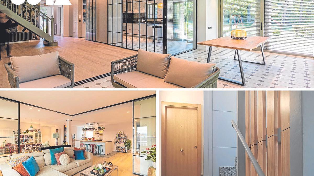 Composición de tres proyectos y obras realizados por COTA.