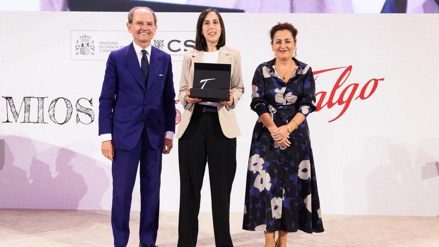 La eskoriatzarra Erika Domínguez, premiada por Talgo por su impulso a la Formación Profesional femenina