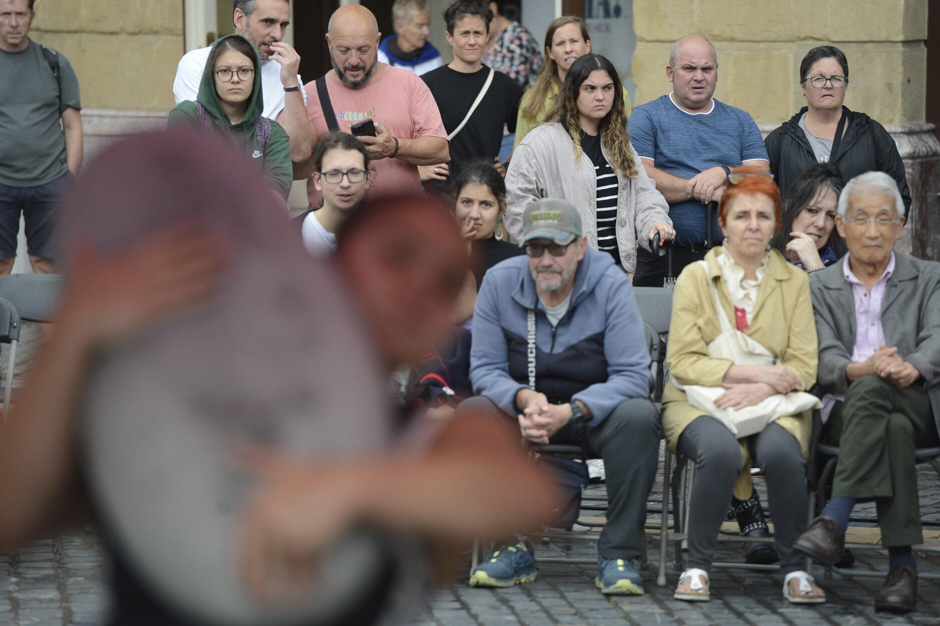 En fotos: herri kirolak en la plaza del Arriaga