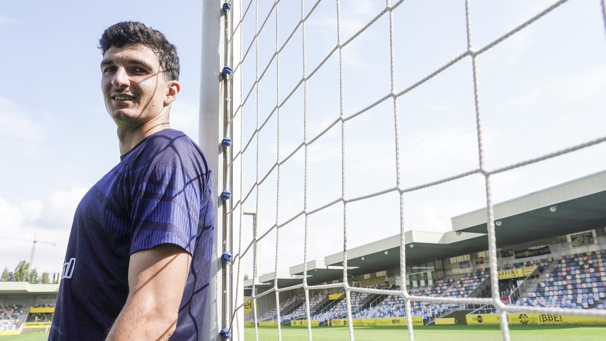Víctor San Bartolomé, jugador del Barakaldo FC