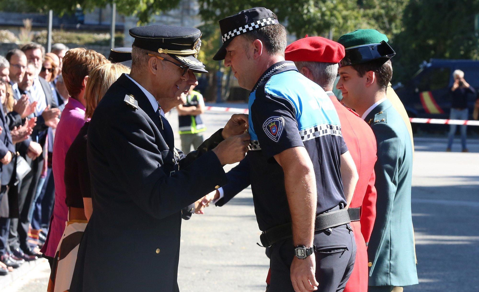 Fotos de la celebración del patrón de la Policía Nacional en Pamplona