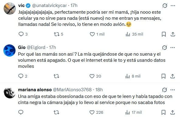 Algunos comentarios que cuentan experiencias similares.