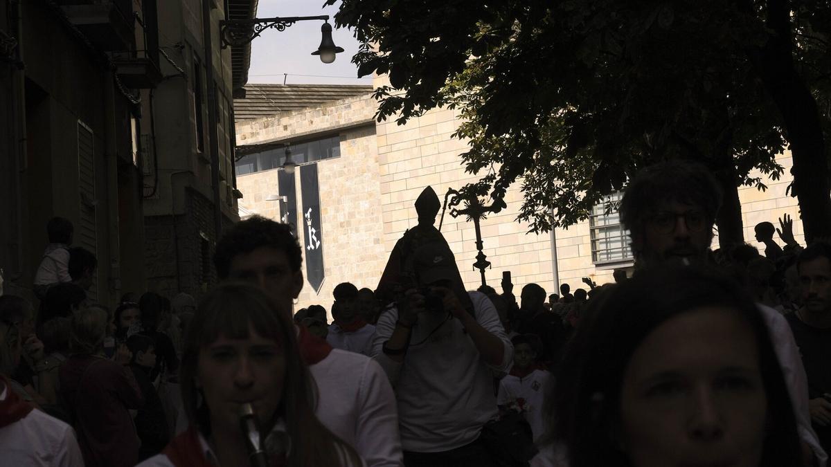 Foto de la procesión de San Fermín Txikito