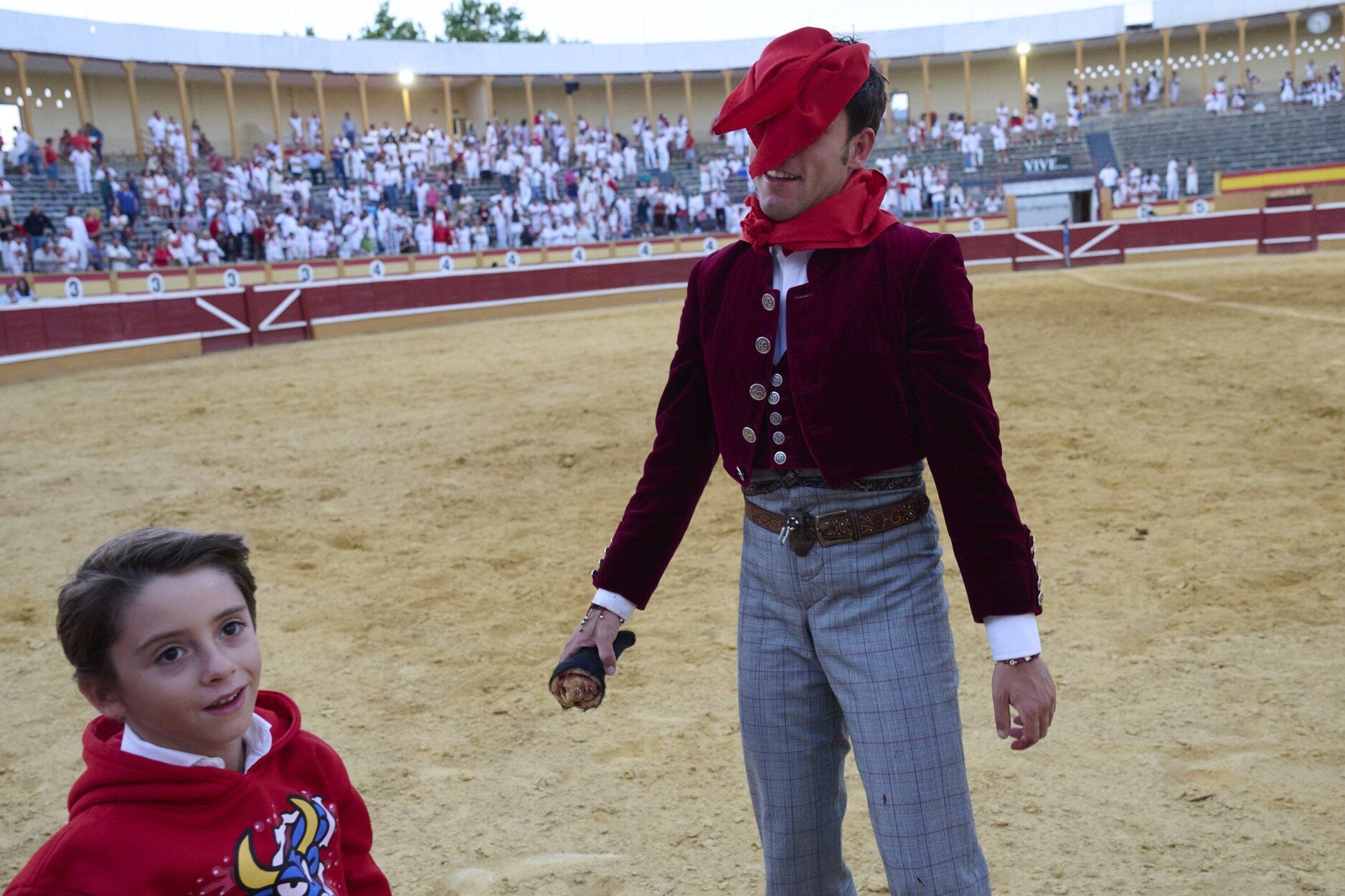 Fotos de la corrida de rejones de este domingo en fiestas de Tudela