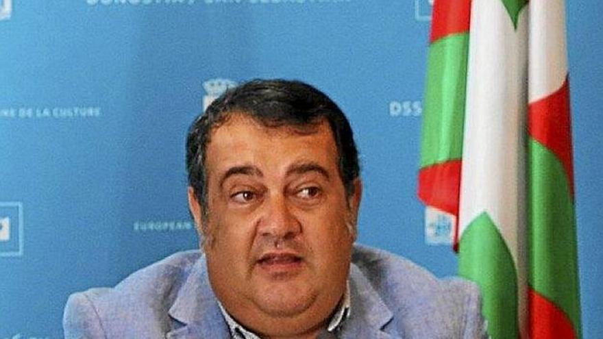 Ernesto Gasco, durante su comparecencia de ayer.