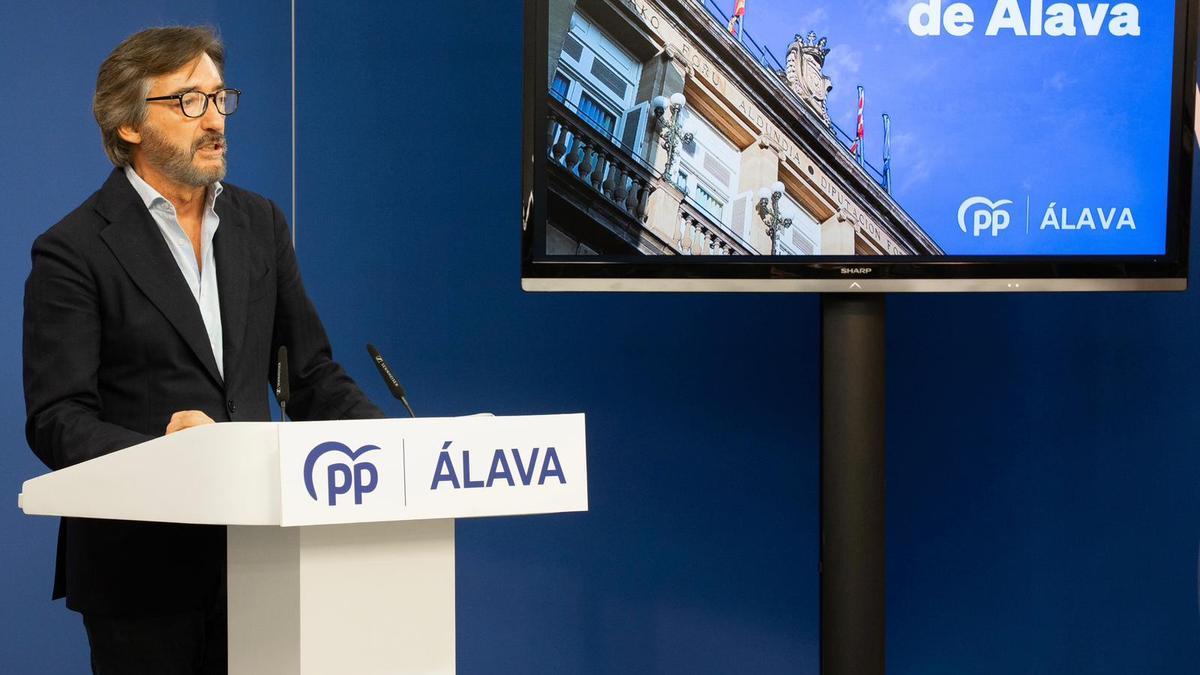 Iñaki Oyarzabal (PP), en una imagen de archivo