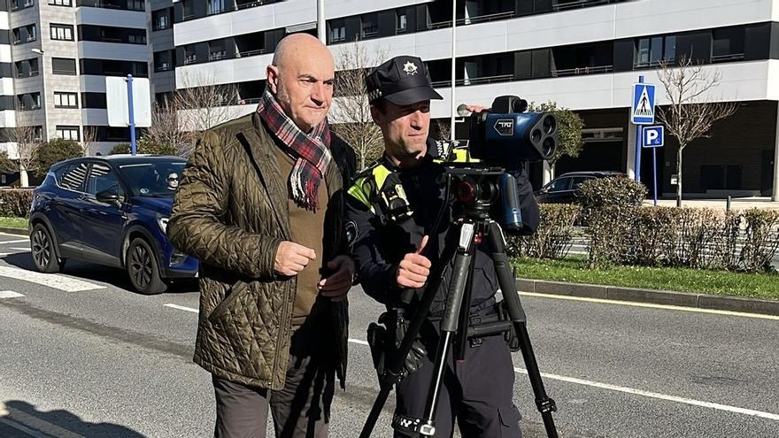 Barakaldo intensifica los controles de velocidad en el casco urbano