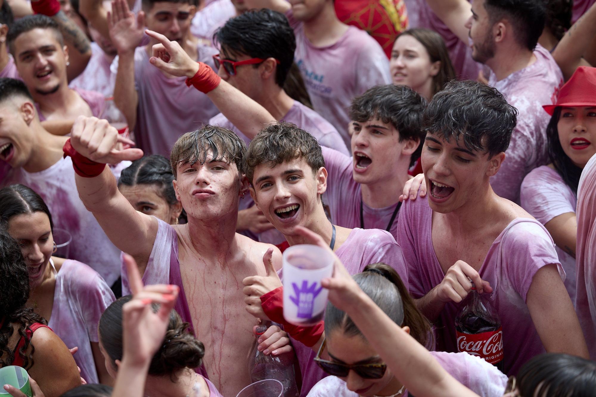 Fotos del cohete de las fiestas de Tudela 2025