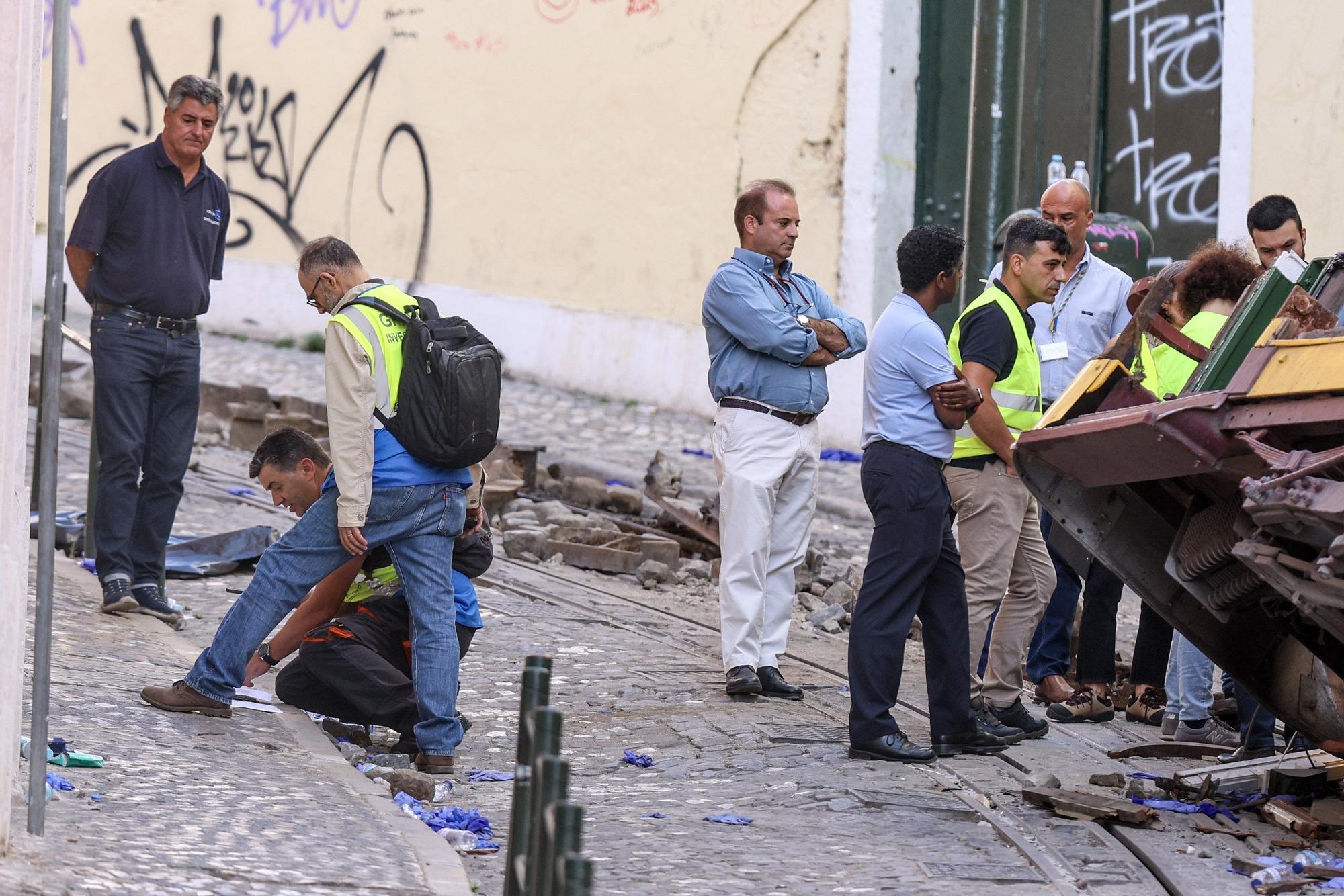 16 muertos en el descarrilamiento del Elevador de Gloria en Lisboa