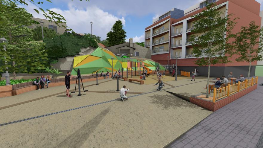 Nuevo parque infantil en Bilbao con "un gran elemento multi juego"