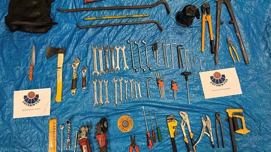 Detenidos tras robar más de 20.000 euros en cable en Markina