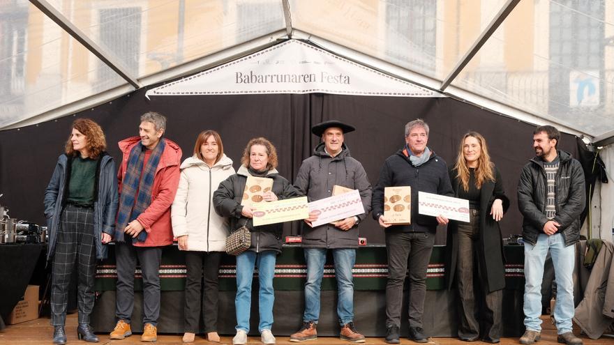 Alberto Labaka, de Albiztur, mejor alubia de Tolosa