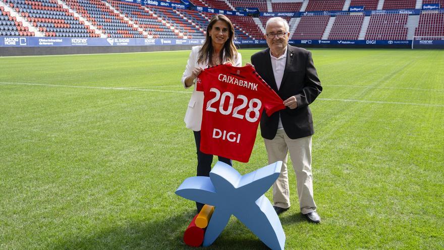 Osasuna y CaixaBank renuevan su patrocinio