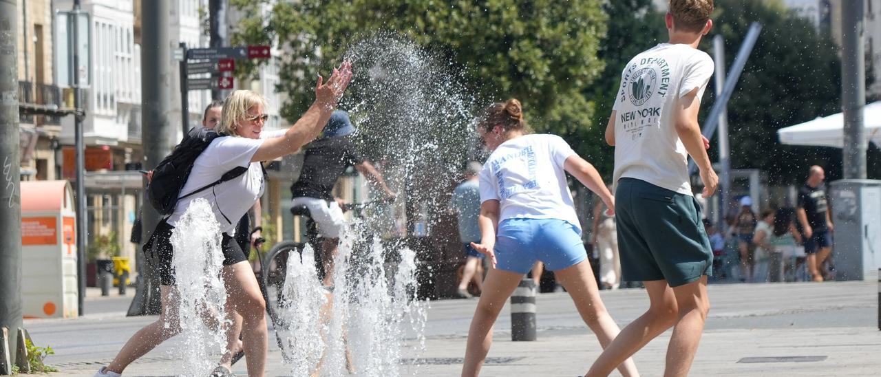 En imágenes: Vitoria se achicharra en plena ola de calor