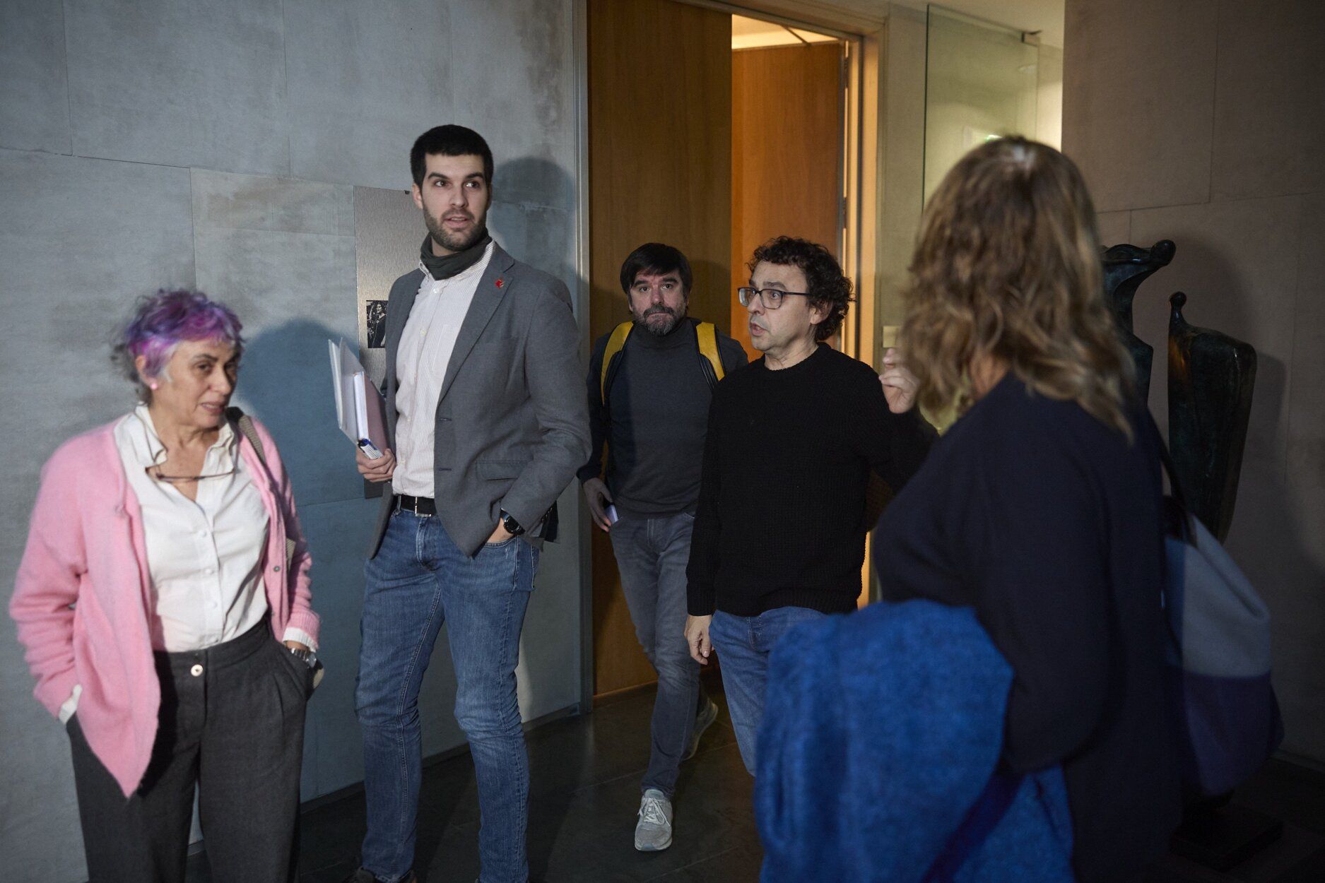 Reunión del equipo de Gobierno para explicar los sobrecostes de Belate.