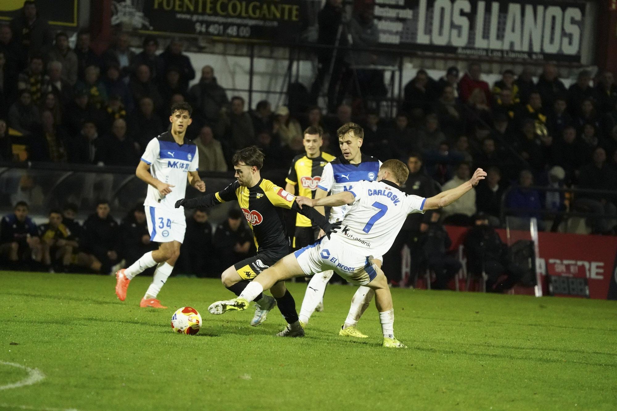 El Portugalete-Alavés, en imágenes