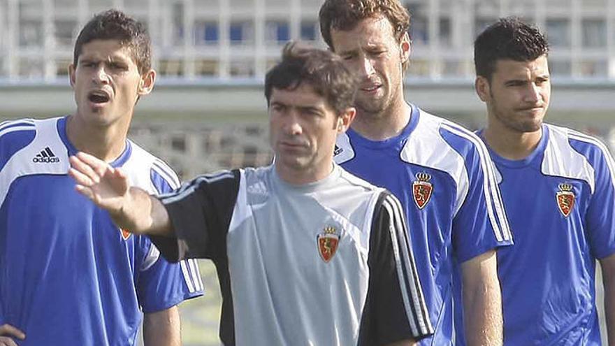 Marcelino, durante su etapa en el Zaragoza.