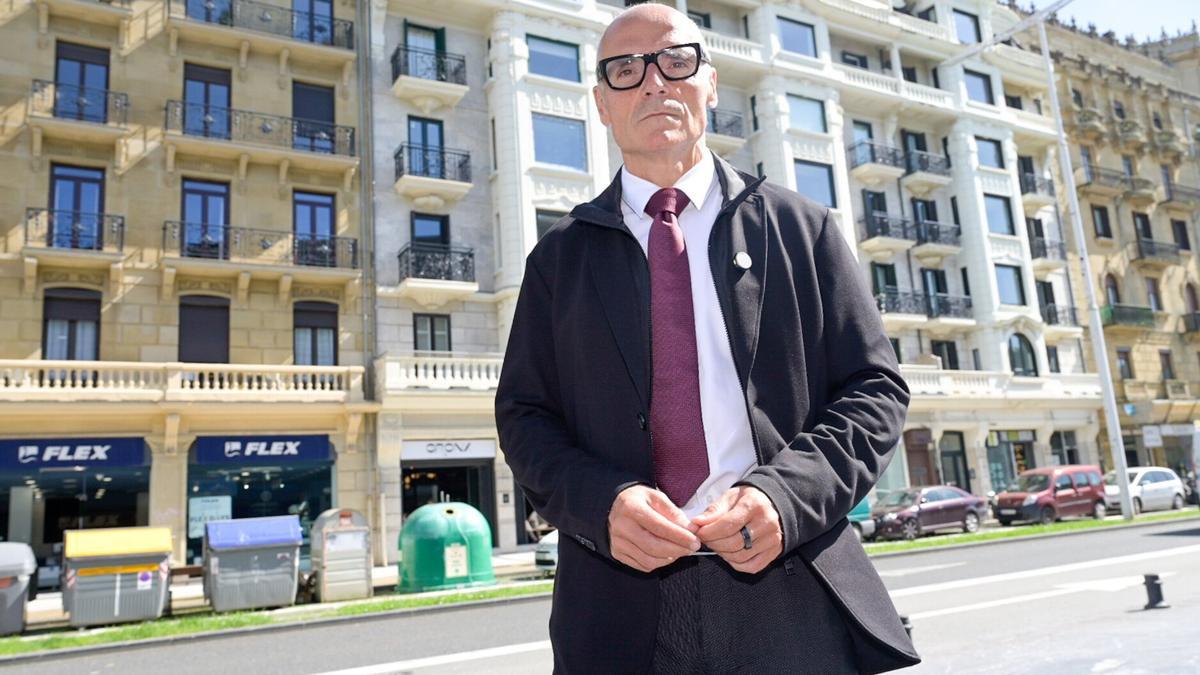 El economista José García Montalvo, esta jueves en Donostia.