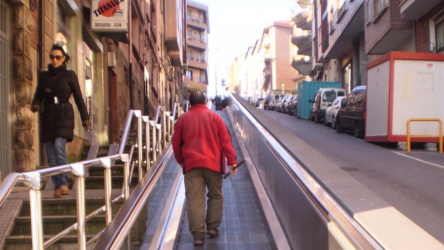 Basauri continúa con  las mejoras en las rampas mecánicas de Basozelai