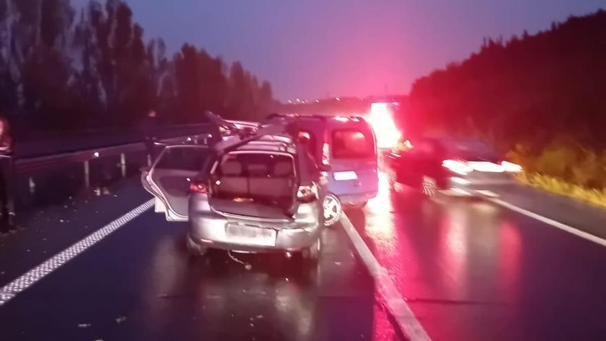 Colisiones en Cizur Menor y Zizur Mayor causan fuertes retenciones en la A-15 y la A-12