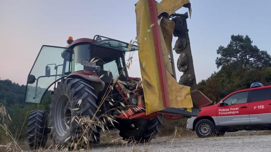 Ola de calor en Navarra | Denunciado en el valle de Erro por realizar actividades agrícolas con alerta naranja