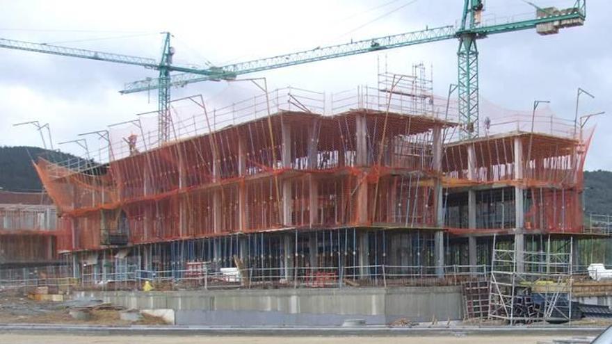 Viviendas en construcción.