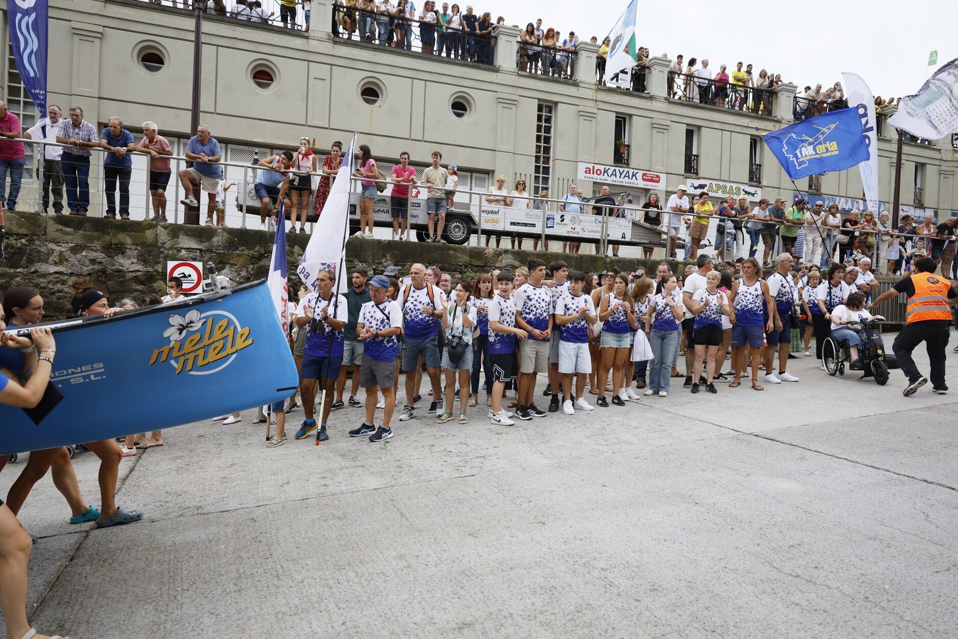 [Fotos] Donostia rema con pasión en la primera jornada de la Bandera de la Concha