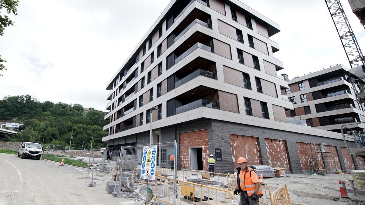 Viviendas en construcción en Ciudad Jardín