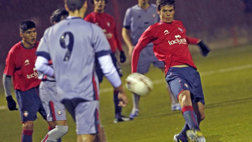 Empate bajo la lluvia entre Osasuna y un combinado sub-22 (0-0)