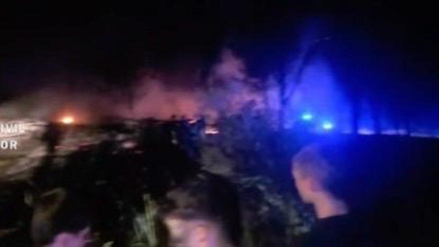 Extinguido un incendio forestal en Lerín