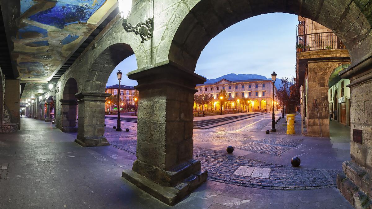 Imagen de la plaza de Orduña