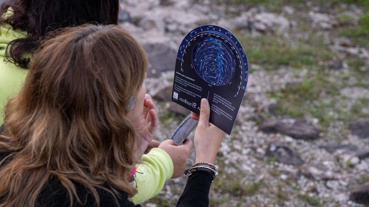 Actividad de observación en Amaiur.