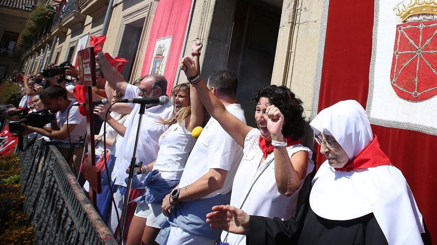 El chupinazo de Tafalla ya tiene sus
tres  candidaturas finalistas