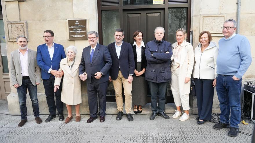 Bilbao homenajea a Scheifler con una placa en su vivienda natal