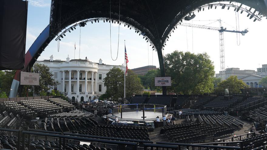 Trump celebrará sus 80 años con un combate de Topuria en un gigantesco ring instalado en la Casa Blanca