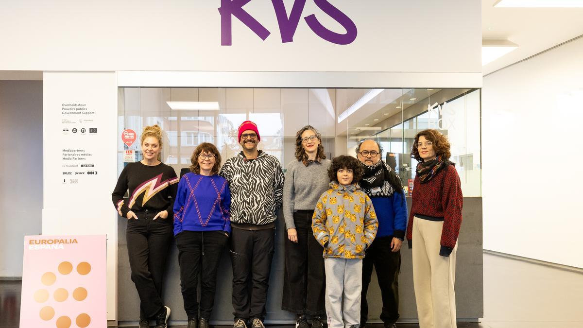 El equipo de Arbola, en Bruselas.