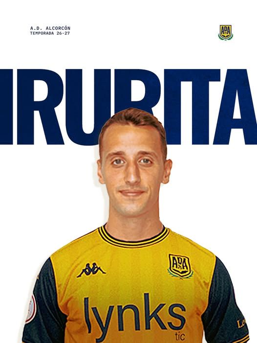 Irurita jugará la próxima temporada en el Alcorcón de Primera RFEF.