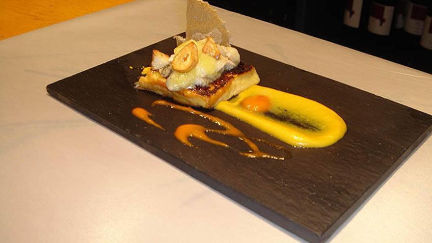 Imagen de la torrija de bacalao del bar Chelsy.