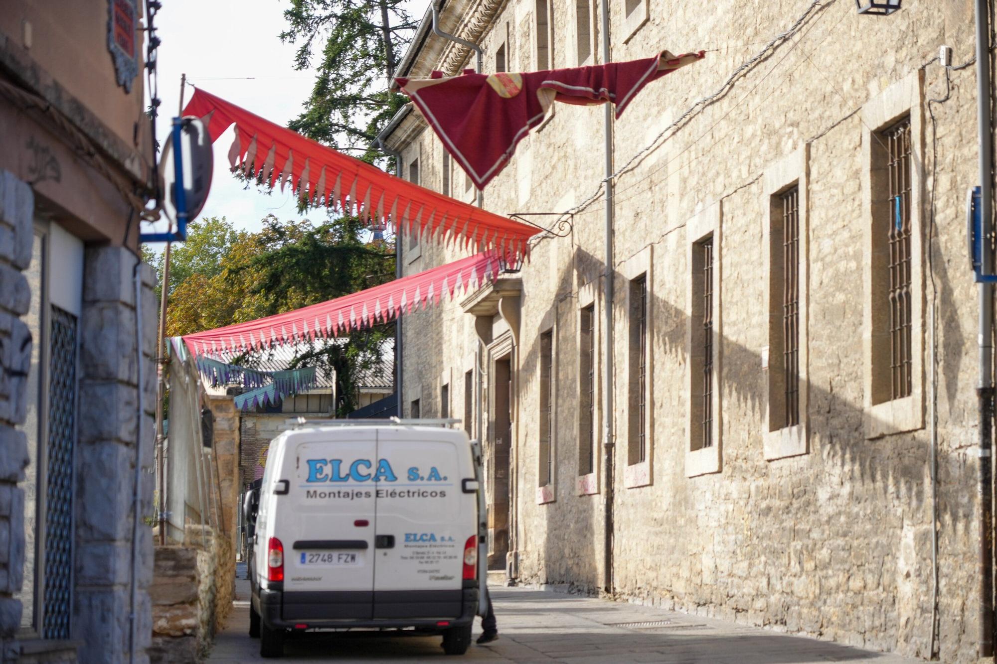 En imágenes: Vitoria se prepara para el Mercado Medieval