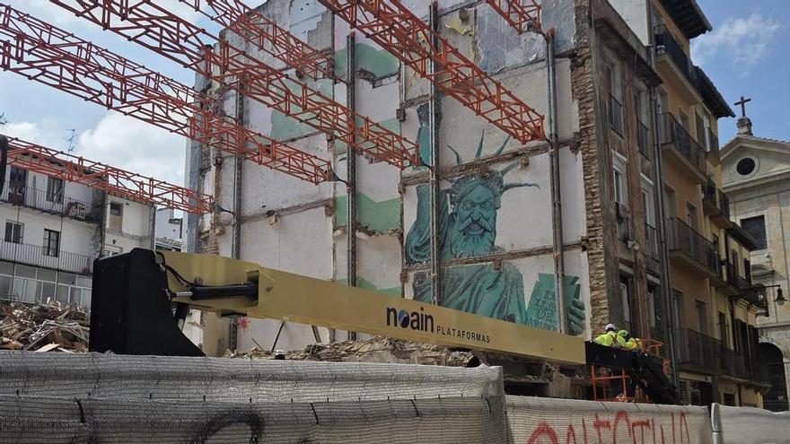 Nueva aparición del tenista de Krakovia en el centro de Pamplona