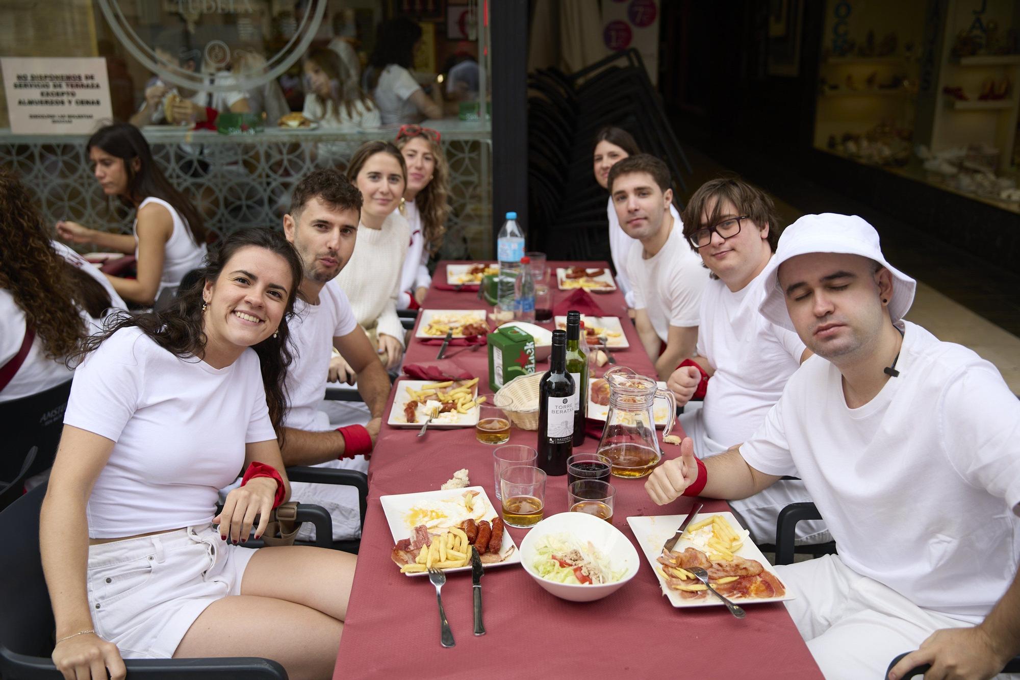 Fotos del cohete de las fiestas de Tudela 2025
