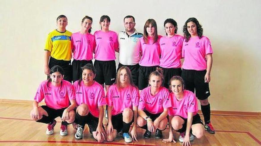 Plantilla del cadete del CD Cantera que se ha proclamado campeón de liga.