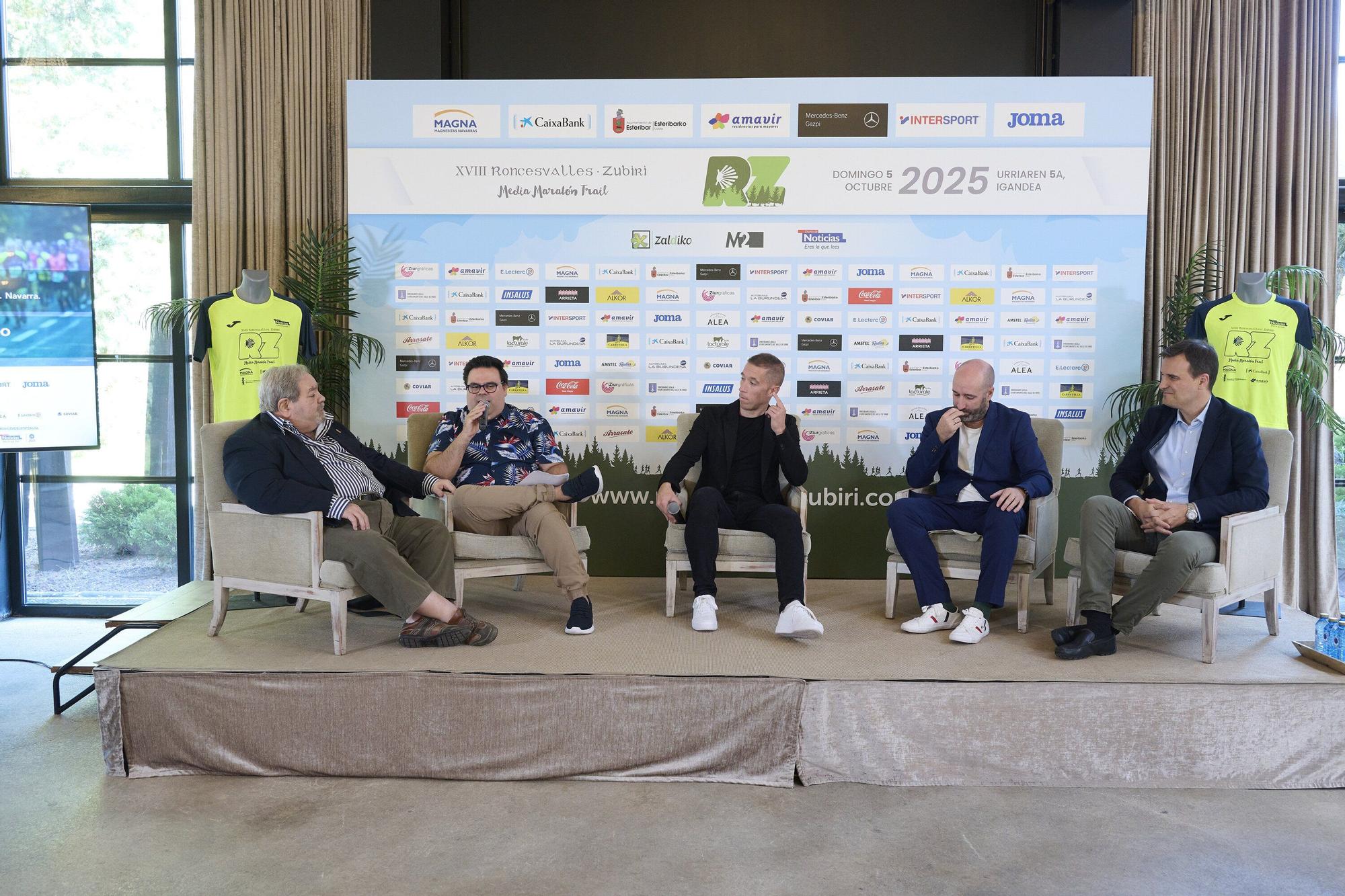 Fotos de la presentación de la XVIII Roncesvalles Zubiri
