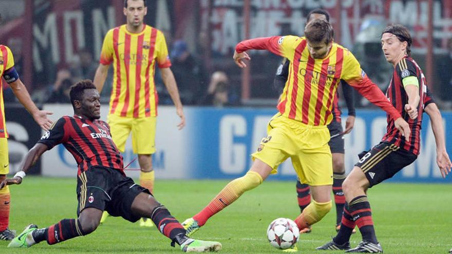 Barcelona y Milan sellan un  empate conveniente para ambos