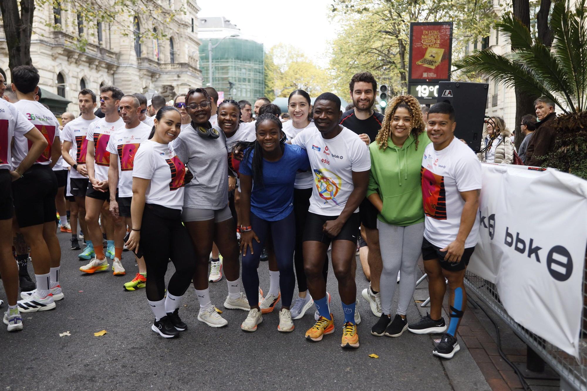 En imágenes: la Herri Krosa calienta motores en Bilbao