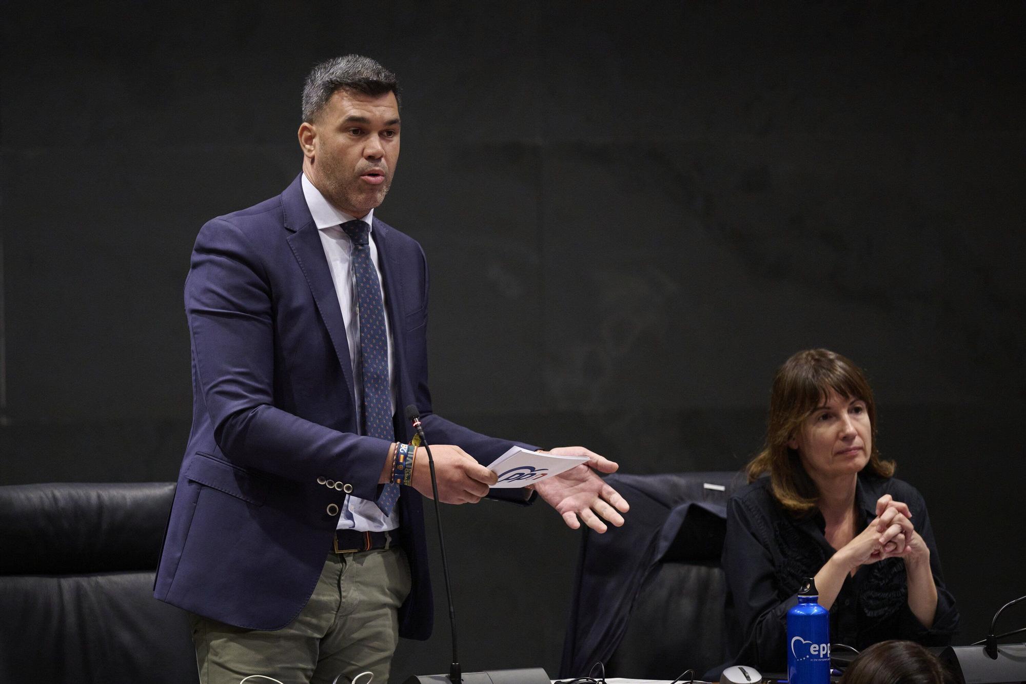 Fotos del pleno del Parlamento de Navarra (primero del curso 2025-26)