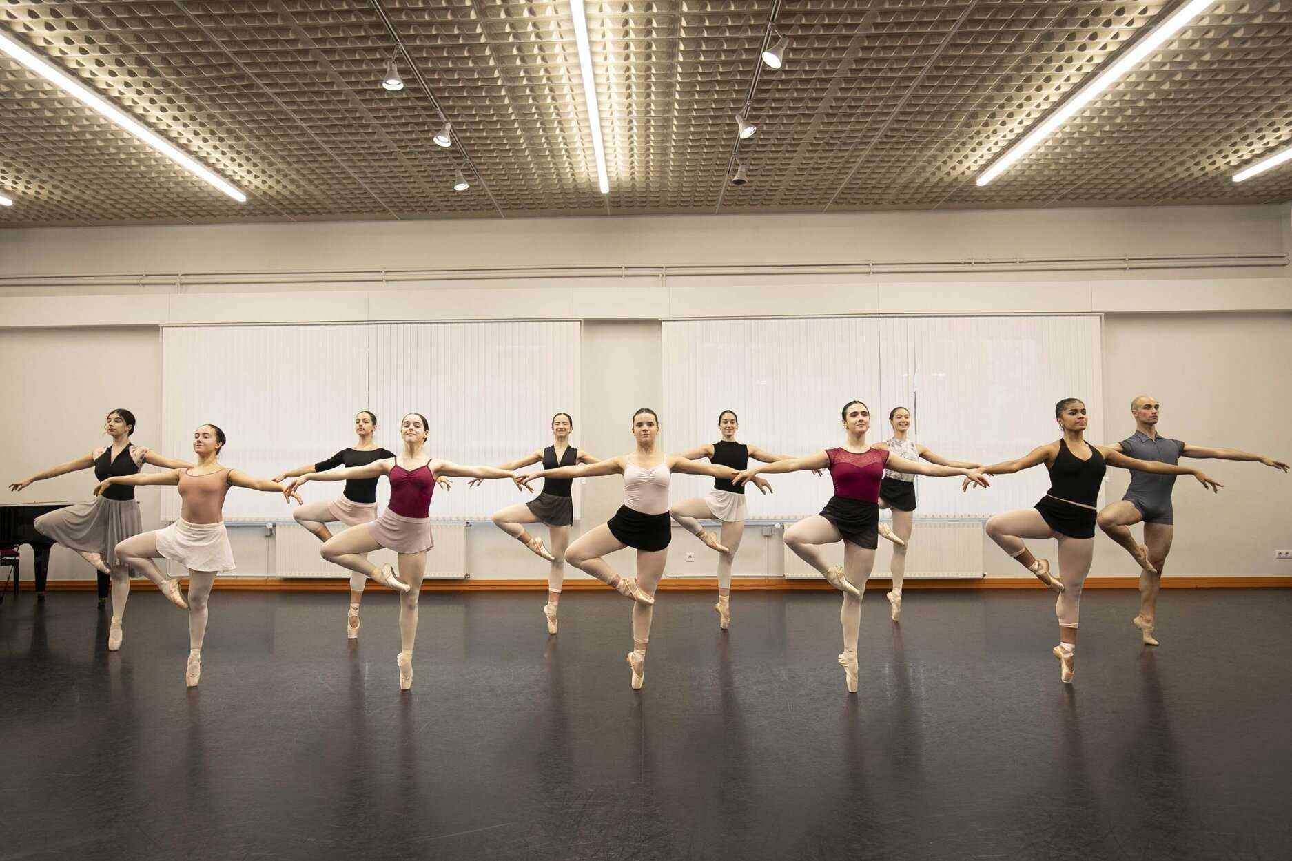 Alumnado del Conservatorio Municipal José Uruñuela que participa este curso en el programa MobPlan.