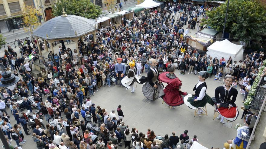 Mucha gente y ningún animal en las Ferias de Tafalla