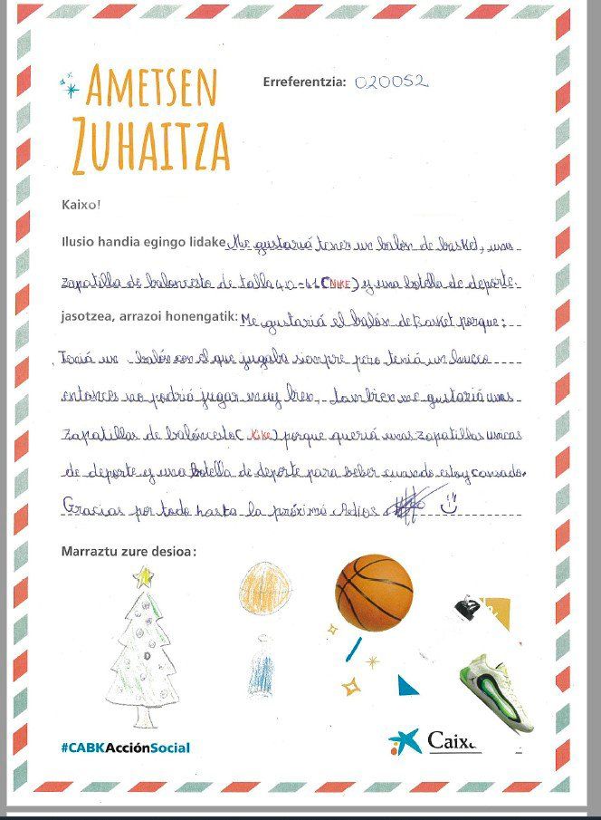 Esta es la carta colgada en el 'Árbol de los Sueños' que originó todo