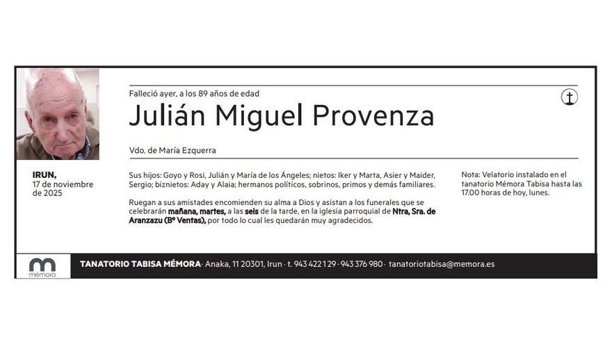 Julián Miguel Provenza